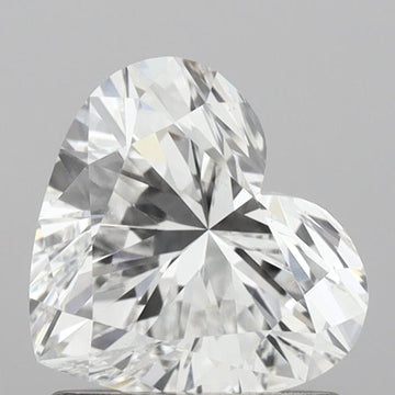 Bright VS1 Clarity 1.06 CT E Color Heart Shape Lab grown Diamond For Occasion Ring