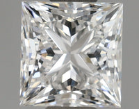 Bright VVS2 Clarity 1.09 CT Princess Shape D Color Lab grown Diamond For Birthday Ring