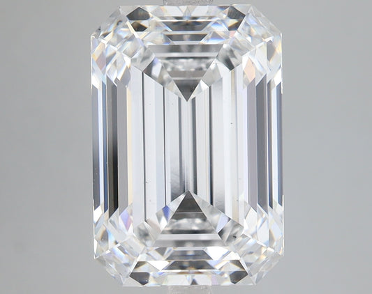 Brilliant 7.04 CT Emerald Shape D Color VS1 Clarity Lab Grown Diamond For True Grace