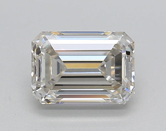 Brilliant I Color VVS2 Clarity 1.11 CT Emerald Shape Moissanite Diamond For Propose Ring