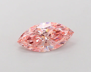 Classic Fancy Vivid Pink Color VS1 Clarity 1.15 CT Marquise Shape Lab grown Diamond For Cocktail Ring