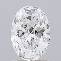 Contemporary 1.08 CT Oval Shape Moissanite Diamond D Color VVS1 Clarity By Ivevar