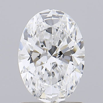 Contemporary 1.08 CT Oval Shape Moissanite Diamond D Color VVS1 Clarity By Ivevar