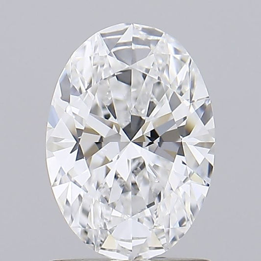 Contemporary 1.08 CT Oval Shape Moissanite Diamond D Color VVS1 Clarity By Ivevar
