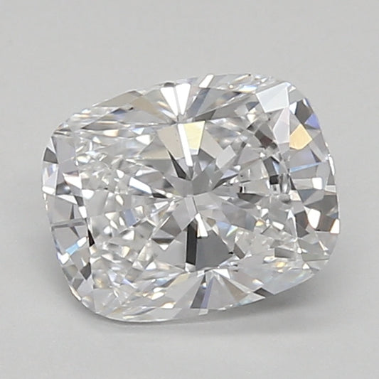 Dazzling 0.91 CT Cushion Shape D Color VS2 Clarity Lab Grown Diamond For Shared Quiet