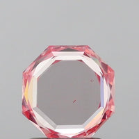Dazzling 1.05 CT Rose Cut Shape Fancy Intense Pink Color VS2 Clarity Moissanite Diamond For Wedding Ring