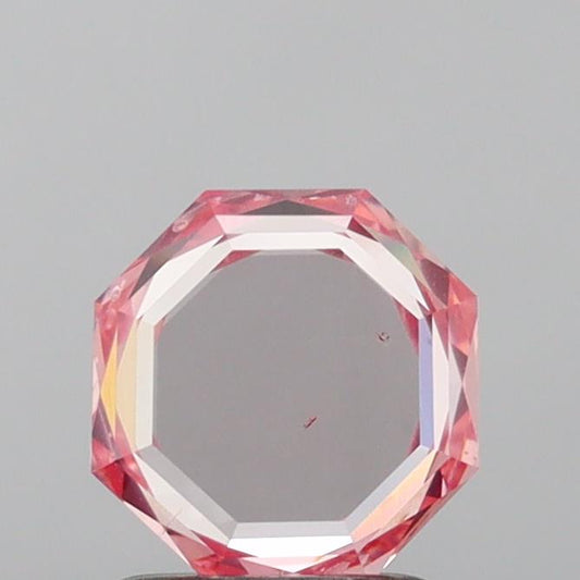 Dazzling 1.05 CT Rose Cut Shape Fancy Intense Pink Color VS2 Clarity Moissanite Diamond For Wedding Ring
