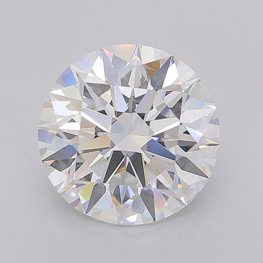 Dazzling 5.02 CT Round Shape D Color VS1 Clarity Lab Grown Diamond For The Wait