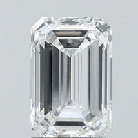 Dazzling Of 2.01 CT Emerald Shape D Color VS1 Clarity Lab Grown Diamond For Her Voice