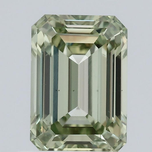 Emerald 1.00ct Fancy Vivid  Green VS2 Lab Grown Diamond
