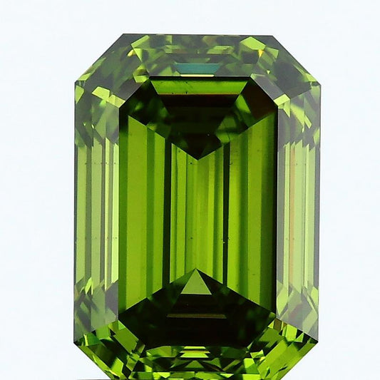 Emerald 1.86ct Fancy Vivid  Green VS2 Lab Grown Diamond