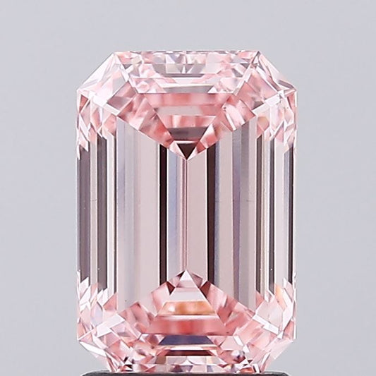 Emerald 1.99ct Fancy Intense  Pink VS1 Lab Grown Diamond