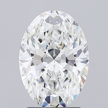 Eternal Love 2.02 CT Oval Cut Moissanite Diamond F Color Ideal Cut VVS1 Clarity Diamond By Ivevar