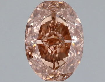 Excellent Of 0.74 CT Oval Shape Fancy Brown Color VS1 Clarity Moissanite Diamond For Soft Touch