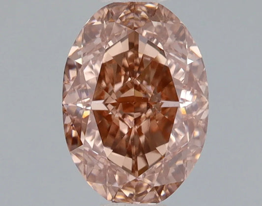 Excellent Of 0.74 CT Oval Shape Fancy Brown Color VS1 Clarity Moissanite Diamond For Soft Touch