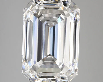Exclusive 6.45 CT Emerald Shape D Color VS1 Clarity Moissanite Diamond For Love