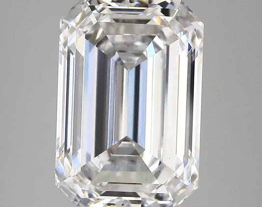 Exclusive 6.45 CT Emerald Shape D Color VS1 Clarity Moissanite Diamond For Love