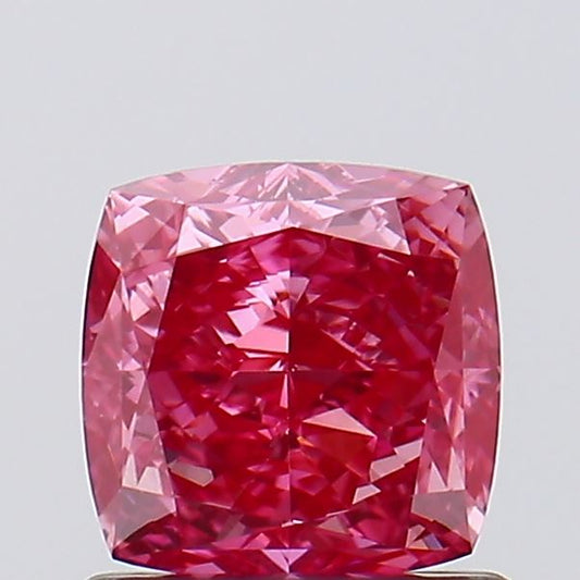 Experience Luxury 1.06 CT Antique Shape Fancy Vivid Pink Color VS1 Clarity Moissanite Diamond For her Ring