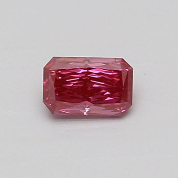 Fantastic One 0.34 CT Radiant Shape Fancy Vivid Pink Color VS1 Clarity Lab Grown Diamond For Kind Storm