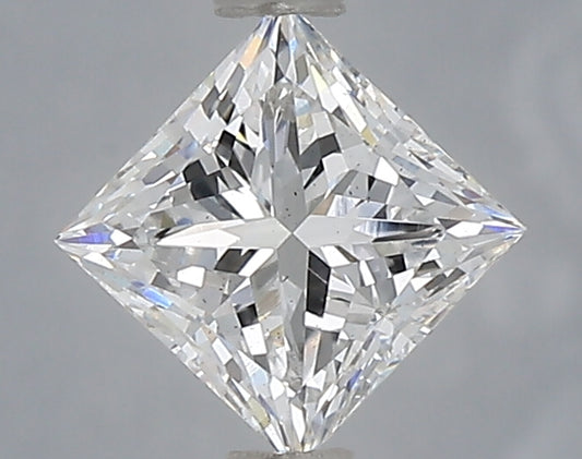 Fantastic SI1 Clarity 1.08 CT Princess Shape E Color Moissanite Diamond For Engagement Ring