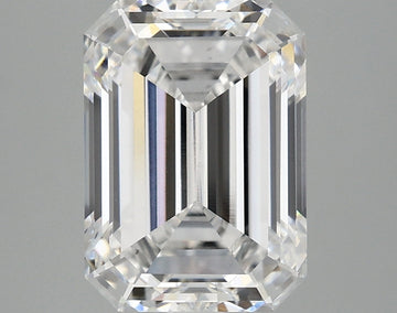 Fine Of 4.07 CT Emerald Shape D Color VS1 Clarity Lab Grown Diamond For Her Smile