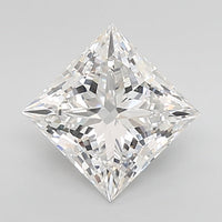 Great 3.08 CT Princess Shape E Color VVS1 Clarity Lab Grown Diamond For True Grace
