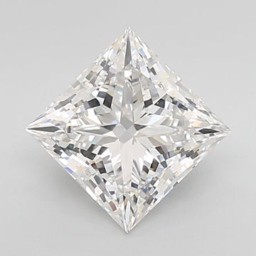 Great 3.08 CT Princess Shape E Color VVS1 Clarity Lab Grown Diamond For True Grace
