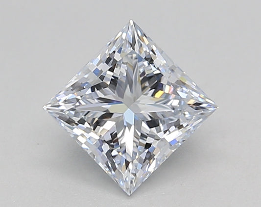 Great G Color VS1 Clarity 1.07 CT Princess Shape Moissanite Diamond For Birthday Ring