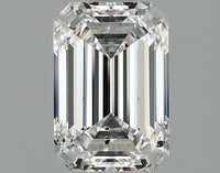 Great SI1 Clarity 1.36 CT Emerald Shape D Color Moissanite Diamond For Special one Ring