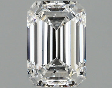 Great SI1 Clarity 1.36 CT Emerald Shape D Color Moissanite Diamond For Special one Ring