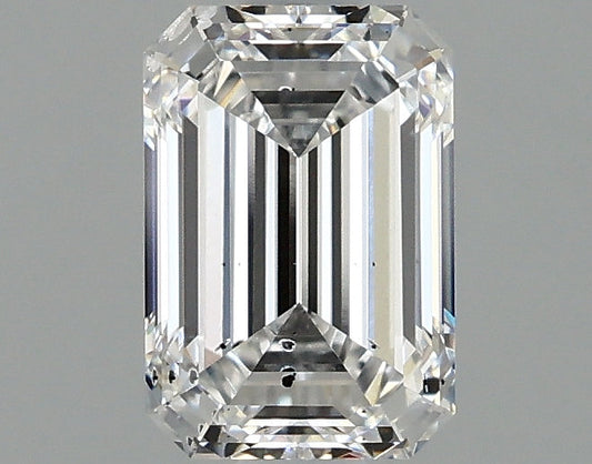 Great SI1 Clarity 1.36 CT Emerald Shape D Color Moissanite Diamond For Special one Ring