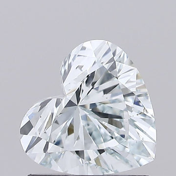 Heart 0.87ct Fancy Light Bluish Green VS1 Lab Grown Diamond