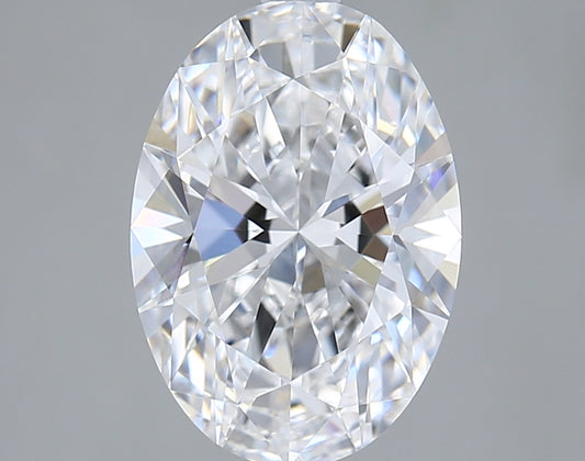 High Quality 3.17 CT Oval Shape D Color VVS1 Clarity Lab grown Diamond For Her
