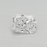 Hot Spelling 0.32 CT Radiant Shape D Color VVS2 Clarity Lab Grown Diamond For Soft Wind