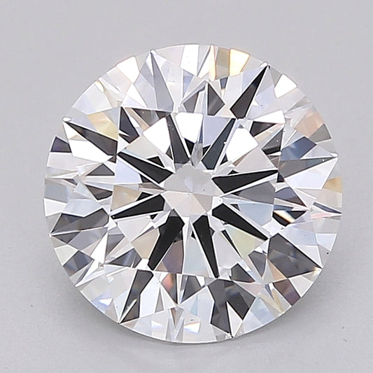 Latest 3.00 CT Round Shape D Color VS2 Clarity Moissanite Diamond For Cocktail Ring