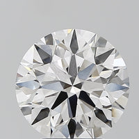 latest 3.06 CT Round Shape E Color VS1 Clarity Lab grown Diamond For Birthday Ring