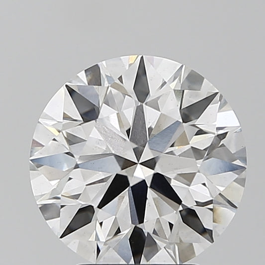 latest 3.06 CT Round Shape E Color VS1 Clarity Lab grown Diamond For Birthday Ring