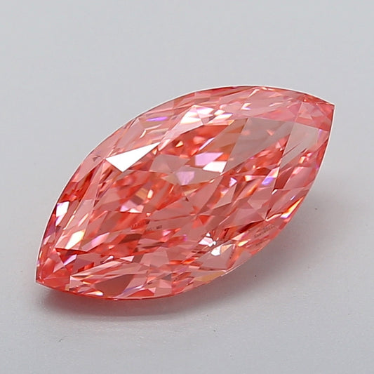 Latest 3.16 CT Marquise Shape Fancy Vivid Pink Color VVS2 Clarity Moissanite Diamond For Surprise Ring