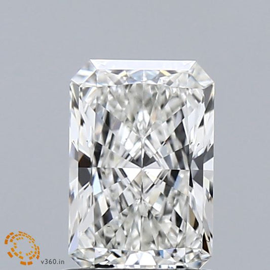 Luxurious G Color VS2 Clarity 1.05 CT Radiant Shape Lab grown Diamond For Anniversary Ring