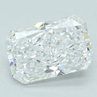 Luxury 1.83 CT Radiant Shape D Color SI1 Clarity Lab grown Diamond For Held Breath