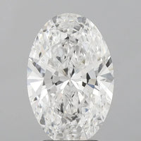 Luxury 3.09 CT Oval Shape D Color VS1 Clarity Moissanite Diamond For Someone Special Ring