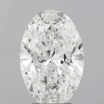 Luxury 3.09 CT Oval Shape D Color VS1 Clarity Moissanite Diamond For Someone Special Ring