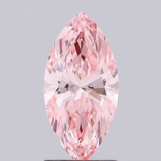 Marquise 1.33ct Fancy Vivid  Pink VS1 Lab Grown Diamond