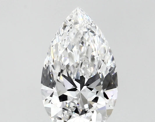 Minimalist 0.44 CT Pear Shape E Color VS1 Clarity Moissanite Diamond For One Wish