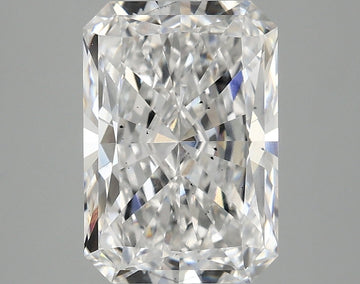 Minimalist 3.06 CT Radiant Shape E Color SI1 Clarity Lab grown Diamond For One Touch