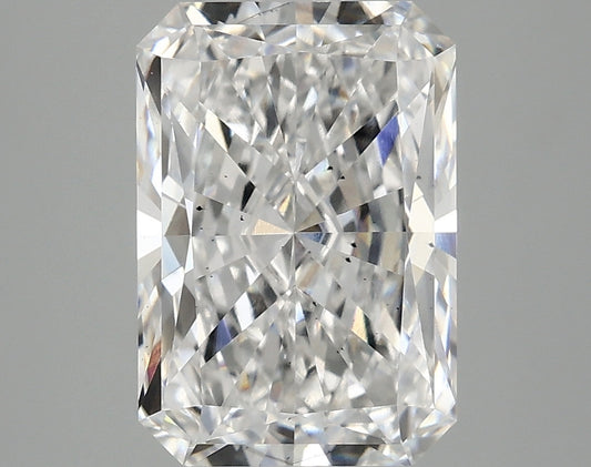 Minimalist 3.06 CT Radiant Shape E Color SI1 Clarity Lab grown Diamond For One Touch