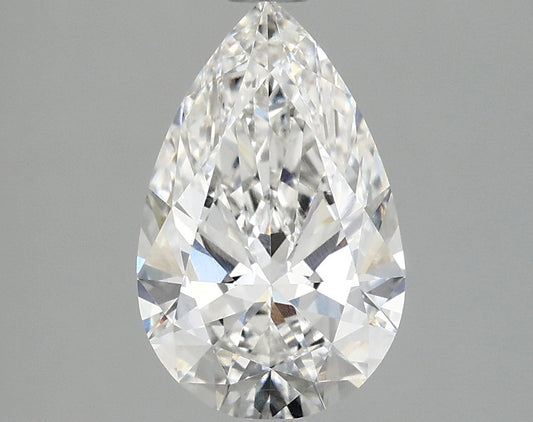 Noble Gleam: Vintage 2.02 CT Pear Moissanite Gemstone By ivevar