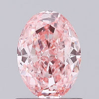 Oval 0.99ct Fancy Vivid  Pink VS1 Lab Grown Diamond