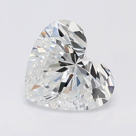 Perfect D Color VVS2 Clarity 1.01 CT Heart Shape Lab grown Diamond For Party Ring