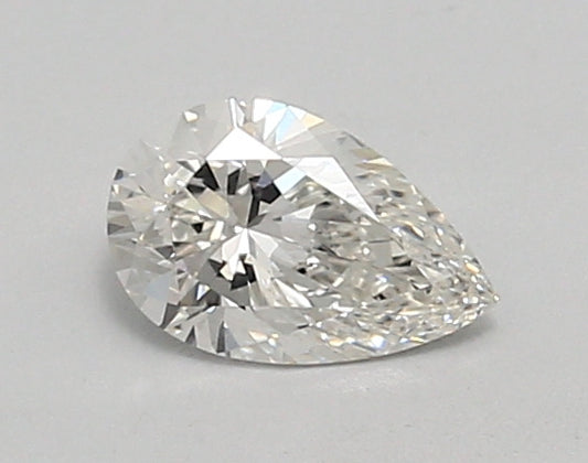 Premium  0.63 CT Pear Shape F Color VVS2 Clarity Lab Grown Diamond For Bright Side